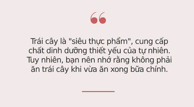 Các thời điểm dù thèm đến mấy cũng phải tránh ăn trái cây để không làm cơ thể thêm suy yếu